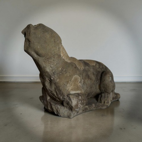 Sculpture  - Pietra Serena  Greyhound 16th century Florentine sculptor