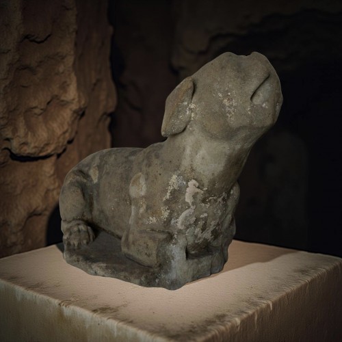 Pietra Serena  Greyhound 16th century Florentine sculptor - 