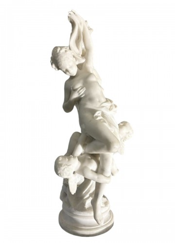 Luca Madrassi (1848-1919) L'Innocence tourmentée par l'Amour