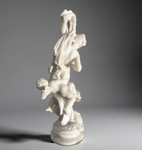 Luca Madrassi (1848-1919) L'Innocence tourmentée par l'Amour - Art nouveau