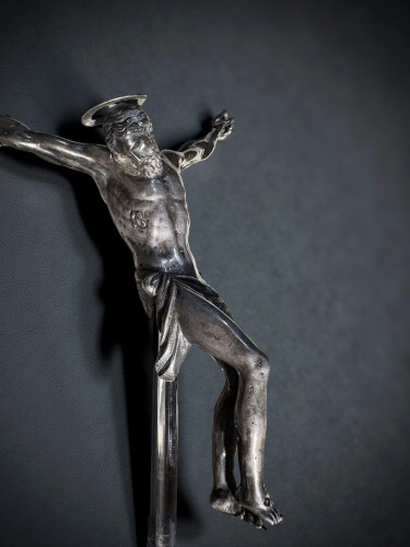 Antiquités - Early 17th Solid Silver Corpus Christi