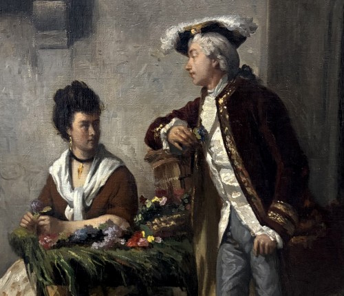 Victor Gabriel Gilbert (1847-1935) The court - 