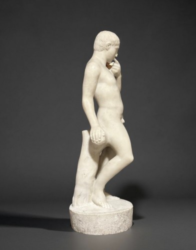 Sculpture  - 18th  Neoclassical Marble Sculpture  Harpocrates