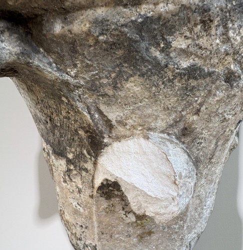 Antiquités - Paire de chapiteaux médiévaux en marbre, Lombardie XIIe siècle