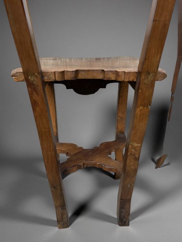 Antiquités - Paire de chaises narquetés de Vénétie, début XVIIIe siècle