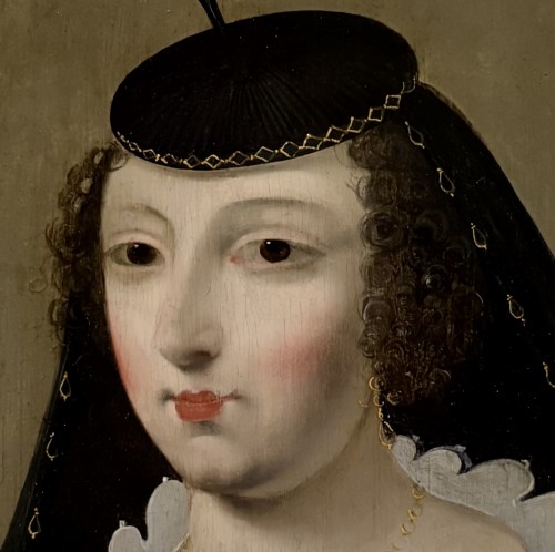 Tableaux et dessins Tableaux XVIIe siècle - Portrait de Anne-Geneviève de Bourbon, attribué à Jean Ducayer (1595-1685) 