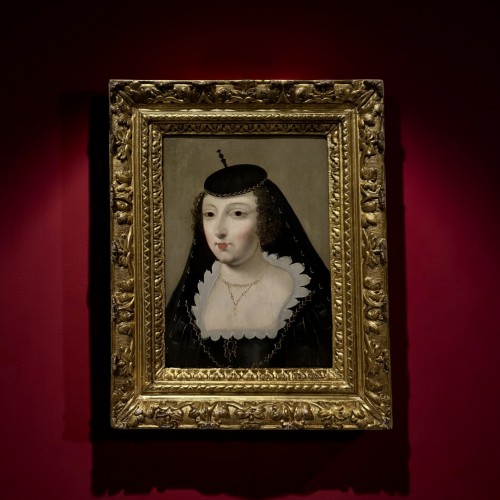 XVIIe siècle - Portrait de Anne-Geneviève de Bourbon, attribué à Jean Ducayer (1595-1685) 