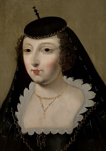 Louis XIII - Portrait de Anne-Geneviève de Bourbon, attribué à Jean Ducayer (1595-1685) 