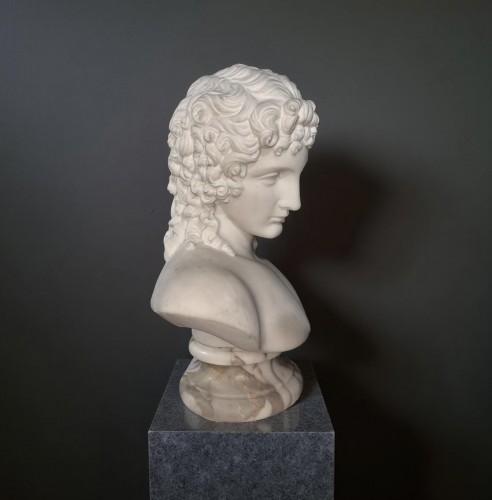 Marble Bust Eros Of Centocelle  - 