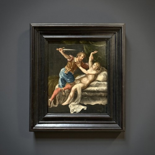 Tarquin And Lucretia, Venetian School,of the 17th century - Louis XIII
