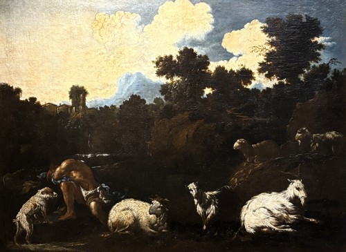 Troupeaux, attribué à Philipp Peter Roos dit Rosa da Tivoli (1657-1706)