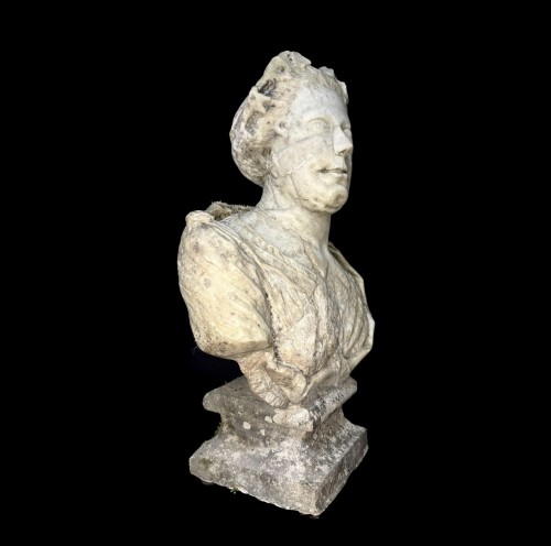 Sculpture  - Orazio Marinali (1643-1720) Marble Bust Of Flora