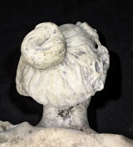 Orazio Marinali (1643-1720) Marble Bust Of Flora - Louis XIV