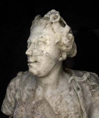 Louis XIV - Orazio Marinali (1643-1720) Marble Bust Of Flora
