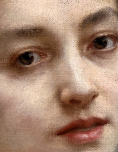 Antiquités - Gaston Charpentier-Bosio (1858-1923) Portrait de Jeune Fille