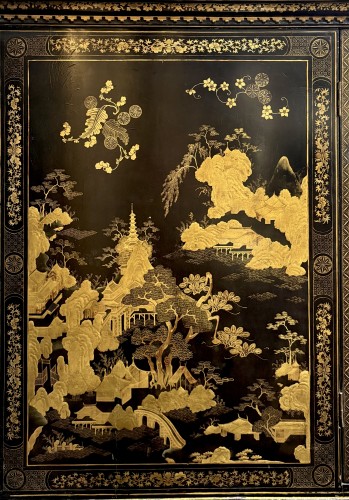 Cabinet Regency en Chinoiserie par Frederick Crace vers 1810 - Mobilier Style Empire