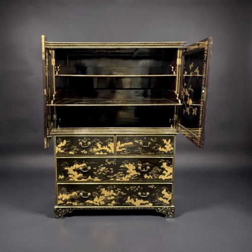 Cabinet Regency en Chinoiserie par Frederick Crace vers 1810 - Antichità San Felice