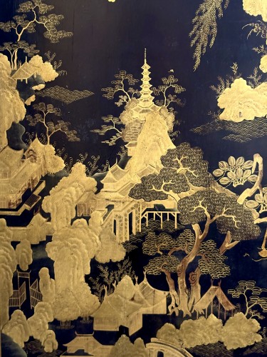 Empire - Cabinet Regency en Chinoiserie par Frederick Crace vers 1810