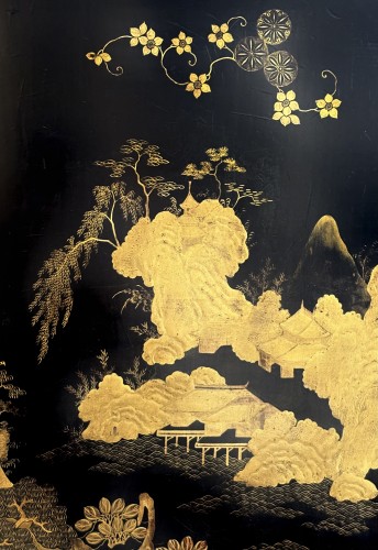 Antiquités - Cabinet Regency en Chinoiserie par Frederick Crace vers 1810