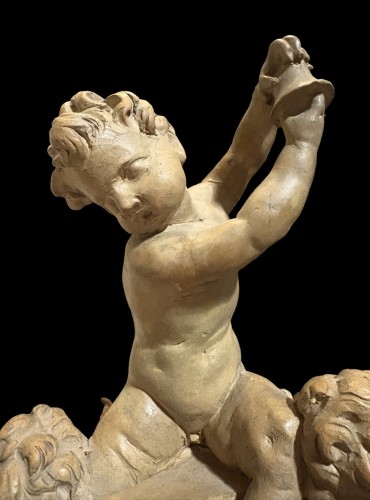 Giovanni Giuliani (1664-1744) Terracotta Model "Allegory Of Music" - Sculpture Style Louis XIV