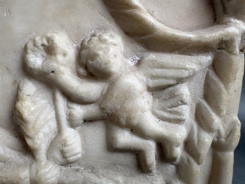 Antiquités - Candoglia Marble Renaissance Plaque, Lombardy Early 16th Century