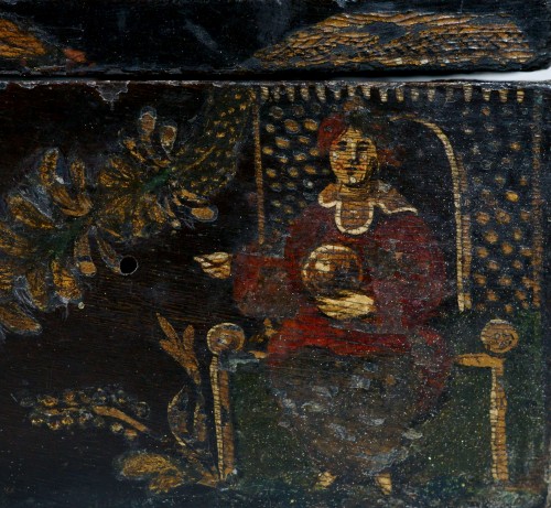 17th Lacquered And Gilded  Venetian Domed Box - 