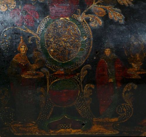 17th century - 17th Lacquered And Gilded  Venetian Domed Box