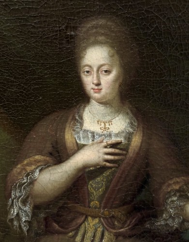 Tableaux et dessins Tableaux XVIIIe siècle - Gerard Wigmana (1673-1741) Portrait de dame
