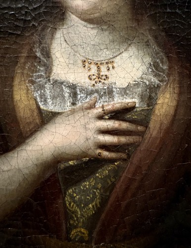 Gerard Wigmana (1673-1741) Portrait de dame - Antichità San Felice