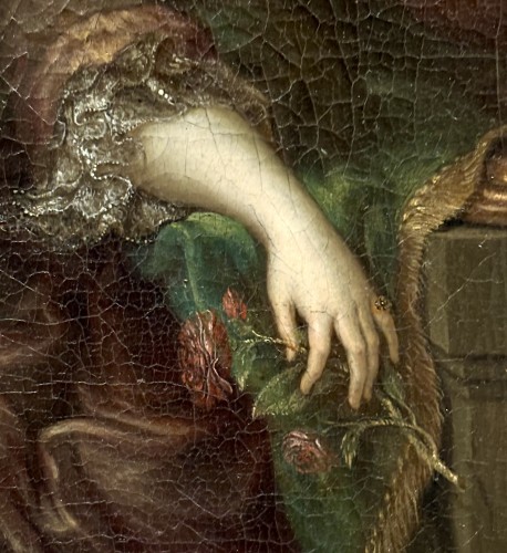 XVIIIe siècle - Gerard Wigmana (1673-1741) Portrait de dame