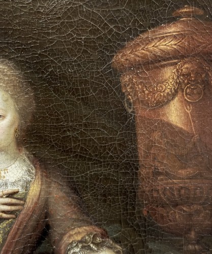 Gerard Wigmana (1673-1741) Portrait de dame - Régence