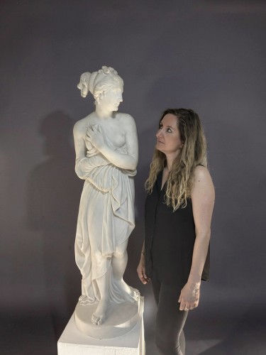 Venere Italica Marble statue Circa 1840 - Sculpture Style Louis-Philippe