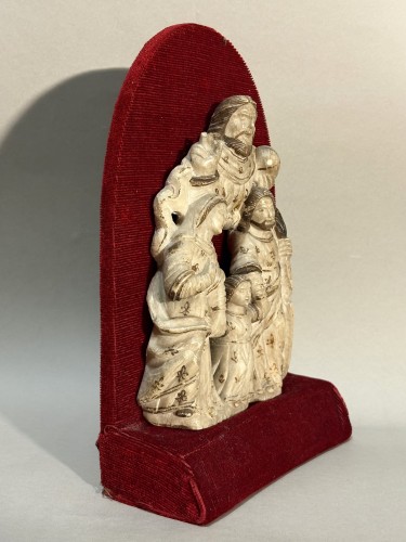 Louis XIII - The Return Of The Holy Family, 17th Alabaster Group From Mechelen