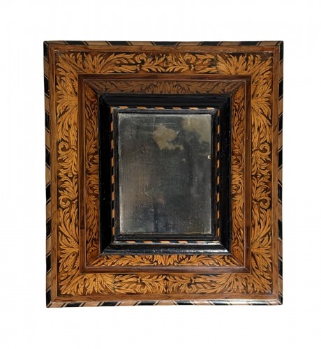 Miroir Marqueté Louis XIV attribué à Noël Hache (1630-1675)