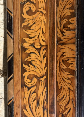 Louis XIV - Louis XIV-era Marquetry Mirror Attributed To Noel Hache (1630–1675)