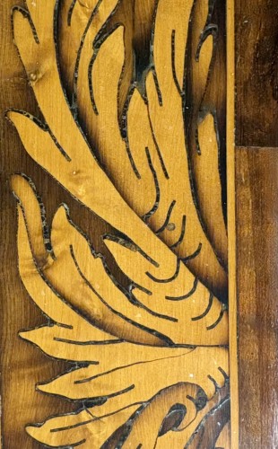 Antiquités - Louis XIV-era Marquetry Mirror Attributed To Noel Hache (1630–1675)