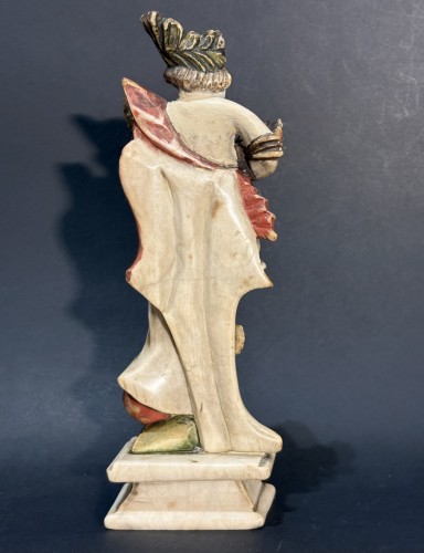 Antiquités - "The Four Seasons," 17th Polychrome Alabaster Group From Northern Italy