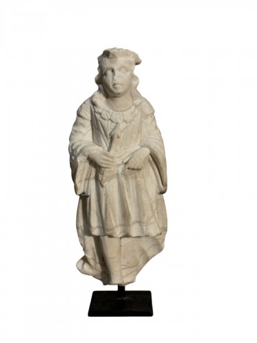Saint Sebastian Dressed Renaissance Marble Sculpture