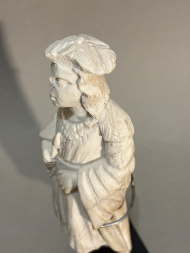 Saint Sebastian Dressed Renaissance Marble Sculpture - 