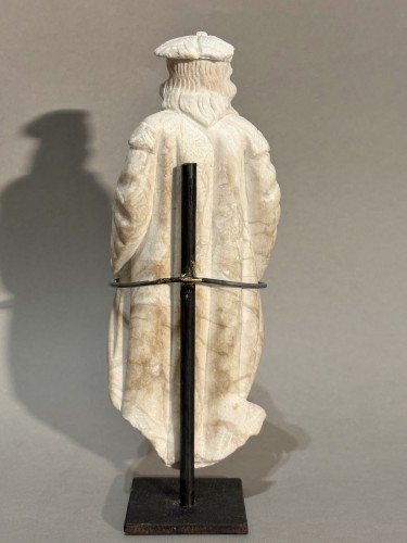 Saint Sebastian Dressed Renaissance Marble Sculpture - Renaissance