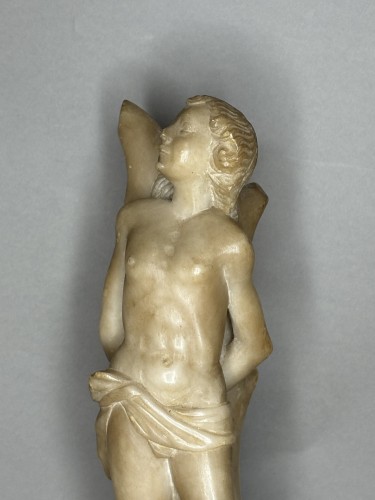 Saint Sebastian, Alabaster Northern Italy 17th Century - 