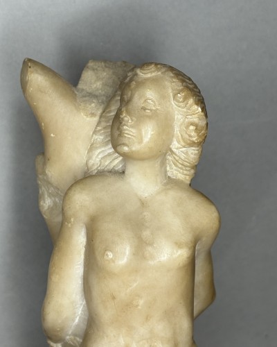 Saint Sebastian, Alabaster Northern Italy 17th Century - Louis XIII