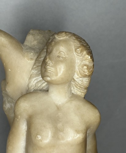 Louis XIII - Saint Sebastian, Alabaster Northern Italy 17th Century