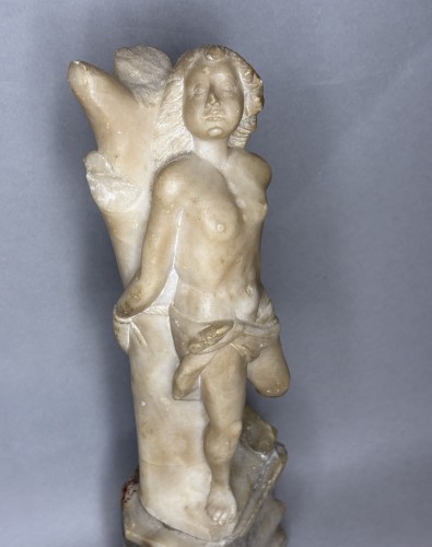 Antiquités - Saint Sebastian, Alabaster Northern Italy 17th Century