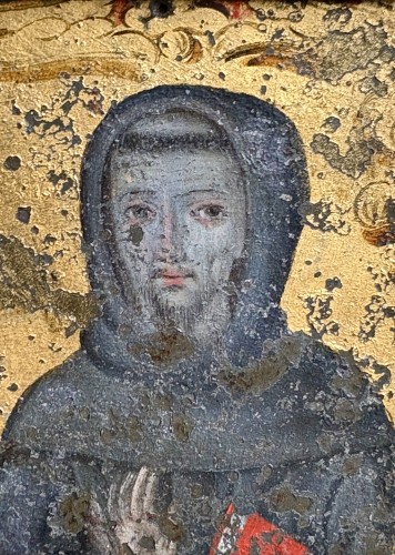 Saint François d'Assise, Venise XVIIe siècle - Art sacré, objets religieux Style Louis XIII