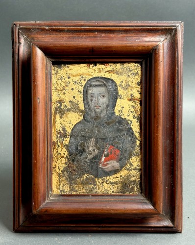 Art sacré, objets religieux  - Saint François d'Assise, Venise XVIIe siècle