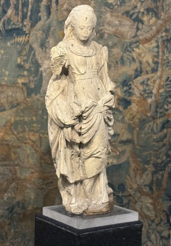 Renaissance - Sculpture Maniériste en Calcaire Lutétien 16e