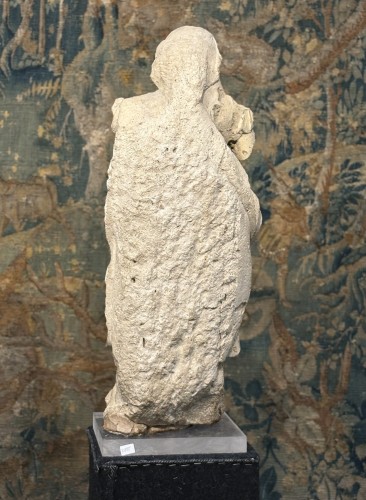 Antiquités - Sculpture Maniériste en Calcaire Lutétien 16e