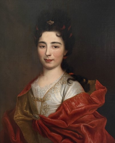 Portrait de Dame, école française début 18e siècle