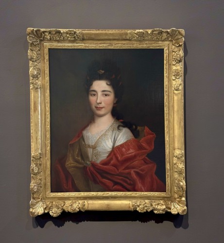 Tableaux et dessins Tableaux XVIIIe siècle - Portrait de Dame, école française début 18e siècle